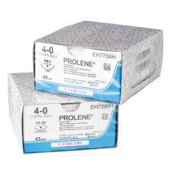 Prolene, Ethicon blau monofil MULTIPASS |  | 1 | 5/0 | 0,45 m